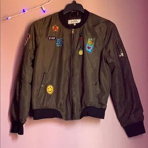 Green Bomber jacket